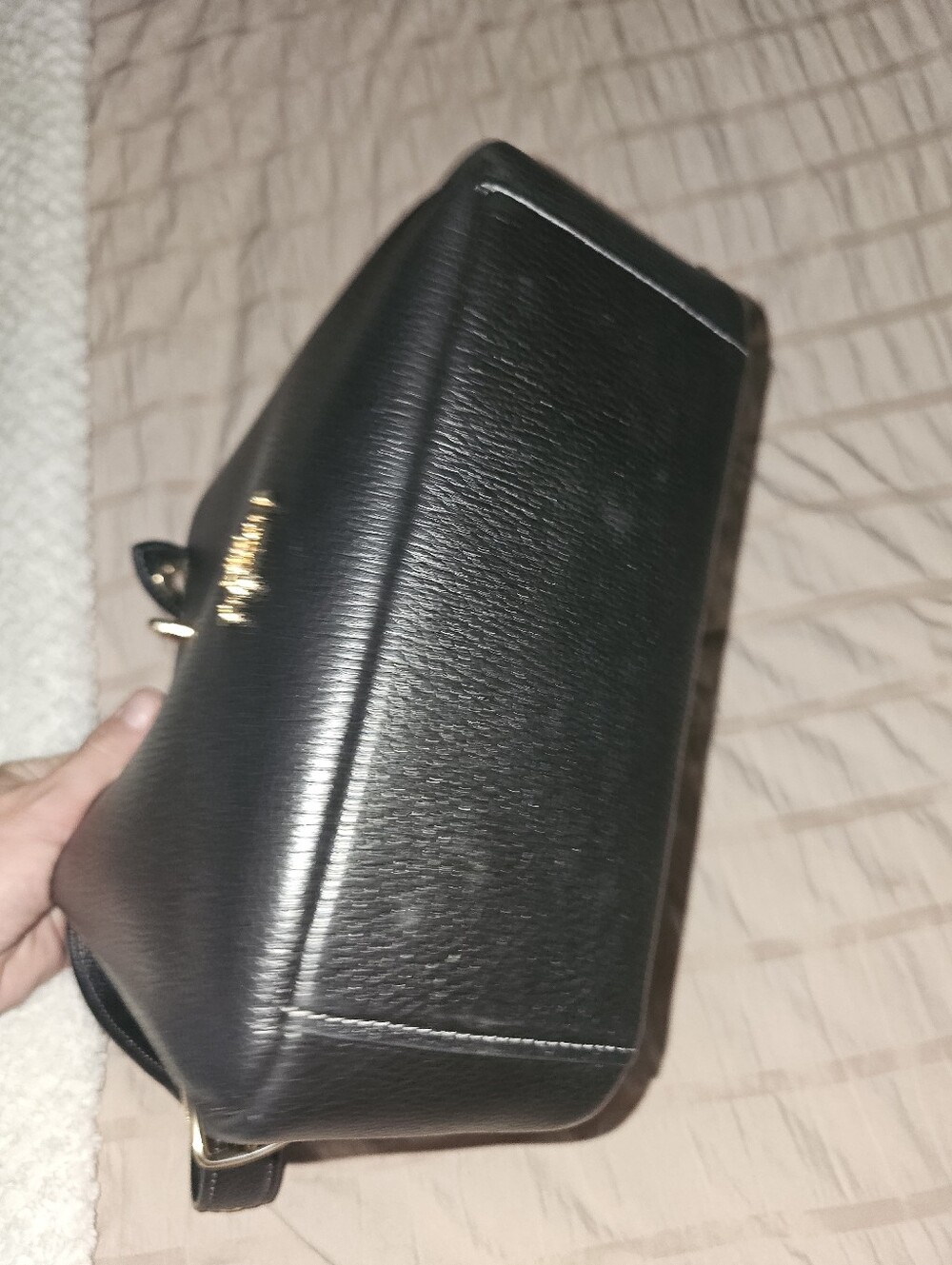 Coach Black Leather Hobo Crossbody Bag - Picture 9 of 10